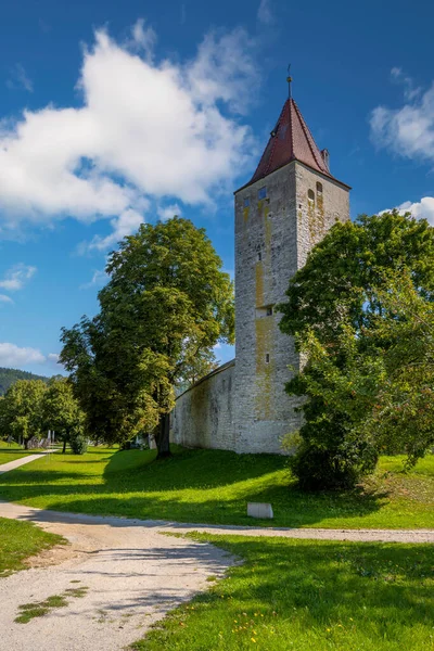 Torre Histórica Ciudad Berching Baviera Alemania —  Fotos de Stock