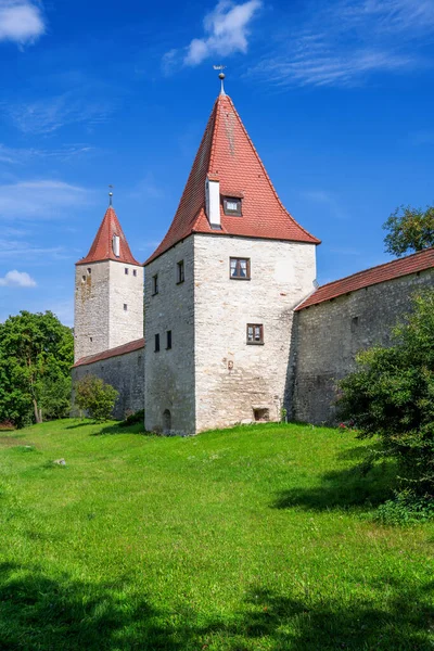 Torens Van Historische Stadswandeling Berching Bavaria Duitsland — Stockfoto