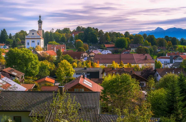 Město Murnau Bavorsku Německo — Stock fotografie