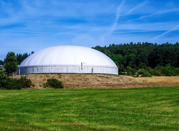 Bioenergia Előállító Létesítmény — Stock Fotó