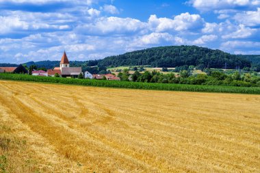 The village Grosshoebing near Greding in Bavaria