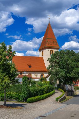 Historic church in Grosshoebing near Greding