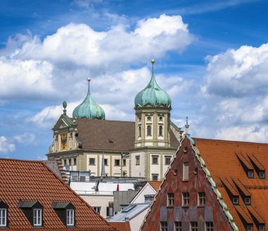 Augsburg 'un tarihi Rönesans salonu.