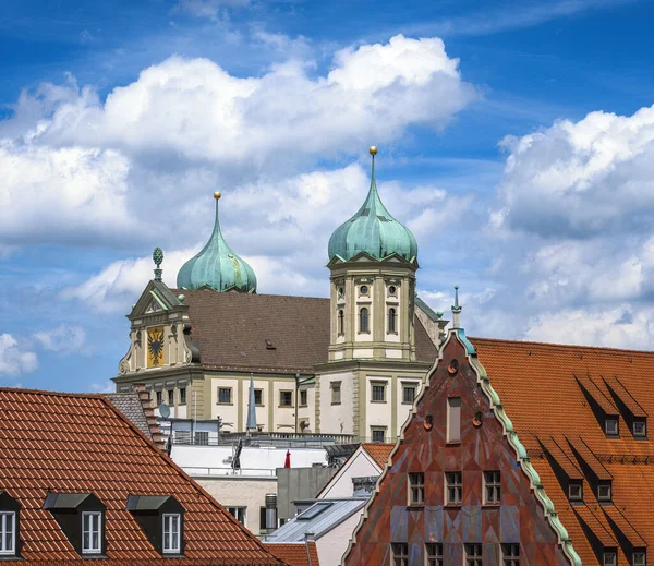 Historic Renaissance Town Hall Augsburg — Stock Photo, Image