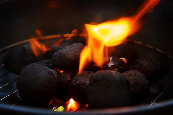 Burning Charcoal — Stock Photo, Image