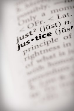 Dictionary Series - Law: justice clipart