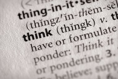 Sözlük serisi - felsefe: düşünüyorum