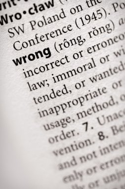 Sözlük serisi - felsefe: yanlış