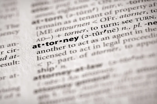 Dictionary Series - Lei: advogado — Fotografia de Stock