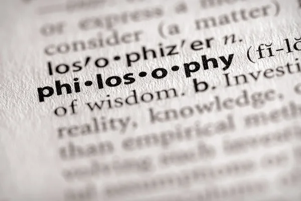 Dictionary Series - Filosofía: filosofía —  Fotos de Stock