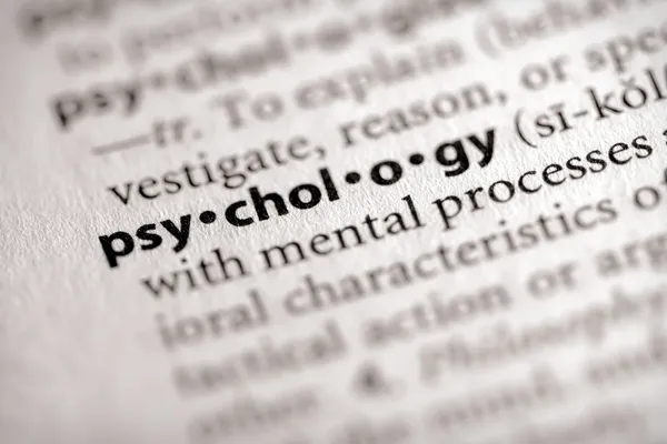 Ordbok-serien - psykologi: psykologi — Stockfoto