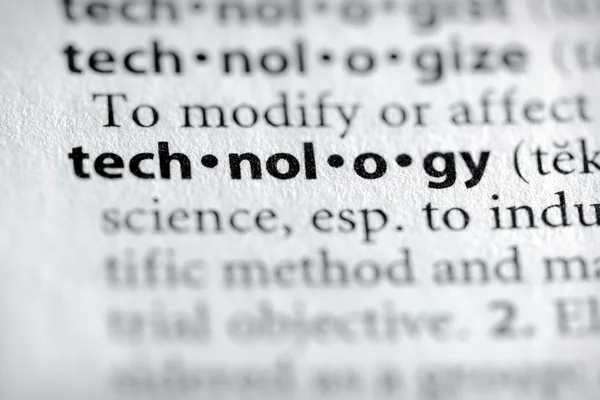 Dictionary Series - Ciencia: tecnología Imagen de stock