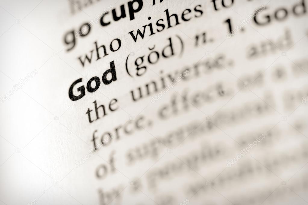 Dictionary Series - Religion: God