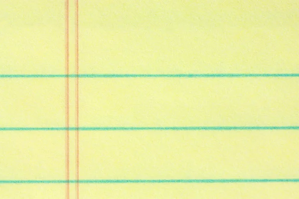 Close-up of legal pad of paper — Stock Photo, Image