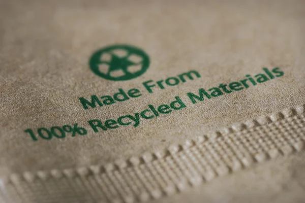 Serwetka papierze z recyklingu — Zdjęcie stockowe