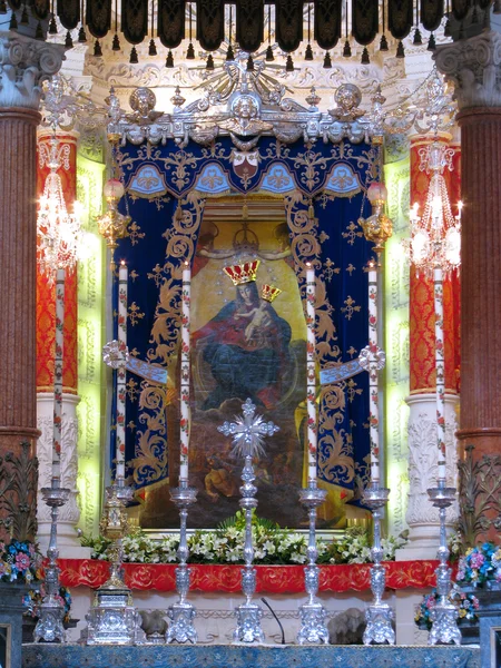 Decoración Mater Carmeli — Foto de Stock