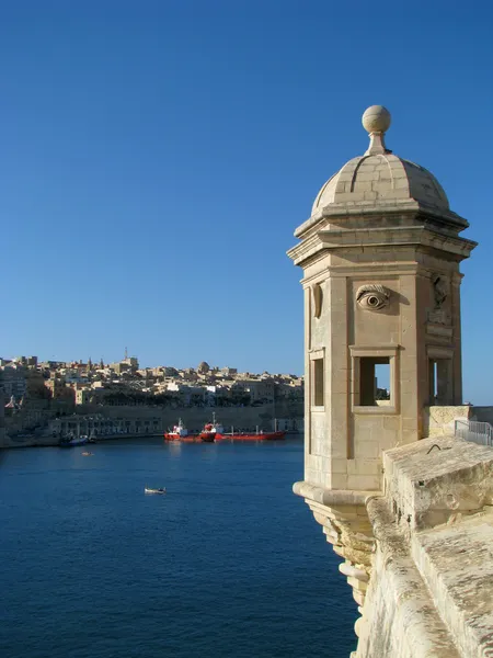 Je Senglea strážní věž — Stock fotografie