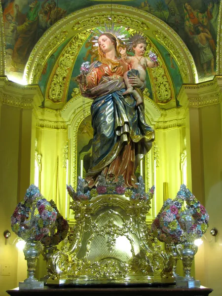 Meidän Lady of Rosary — kuvapankkivalokuva