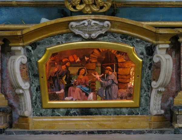 La première crèche — Photo