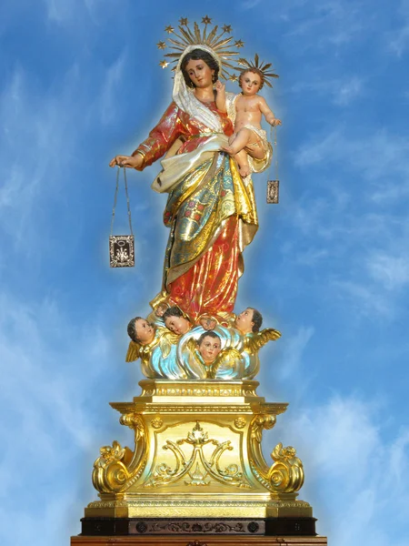 Panna Maria z hory Carmel Stock Snímky