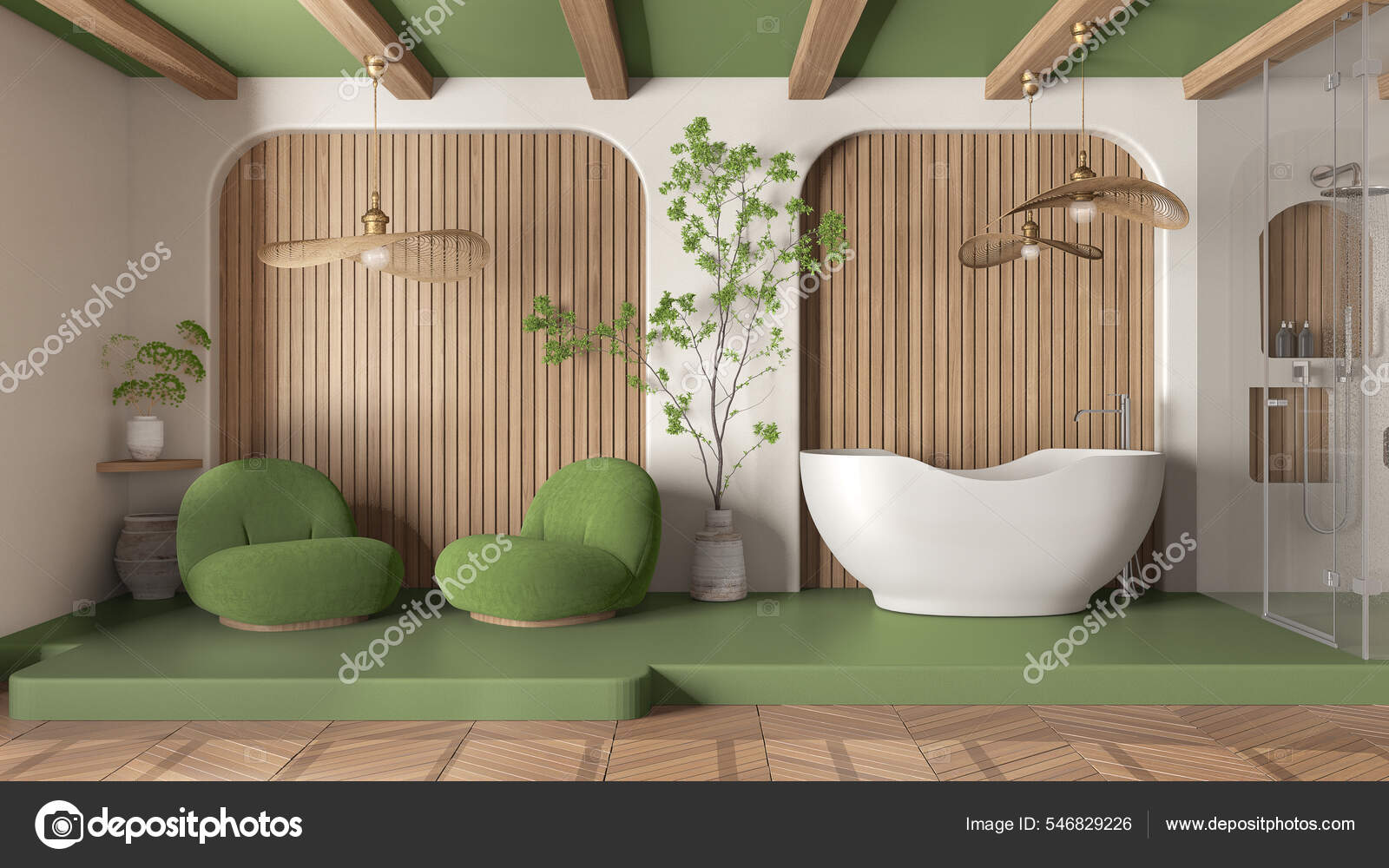 Torneiras de casa de banho modernas Volo Green :: Fotos e imagens