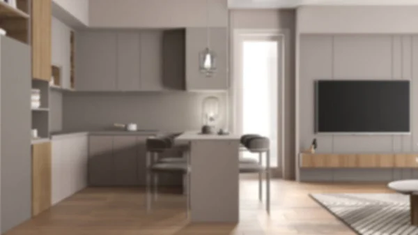 Waas Achtergrond Keuken Modern Appartement Raam Kasten Met Aardewerk Pannen — Stockfoto