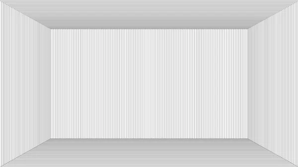 Blauwdruk Project Ontwerp Leeg Interieur Open Ruimte Houten Muren Planken — Stockfoto