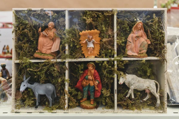 Figurines Pour Crèche Naissance Christ — Photo