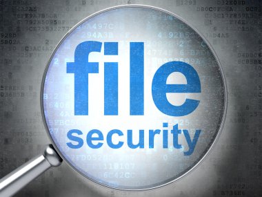 kelimeler dosya güvenliği üzerinde dijital bac ile optik cam büyütme