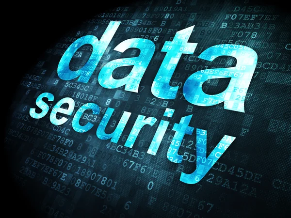 Security concept: data security on digital background — Stock Photo, Image