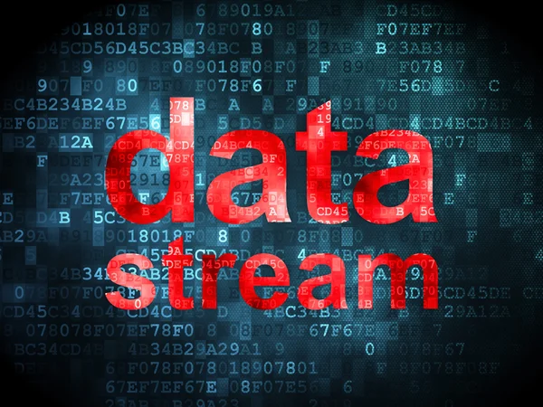 Information concept: data stream on digital background — Stock Photo, Image