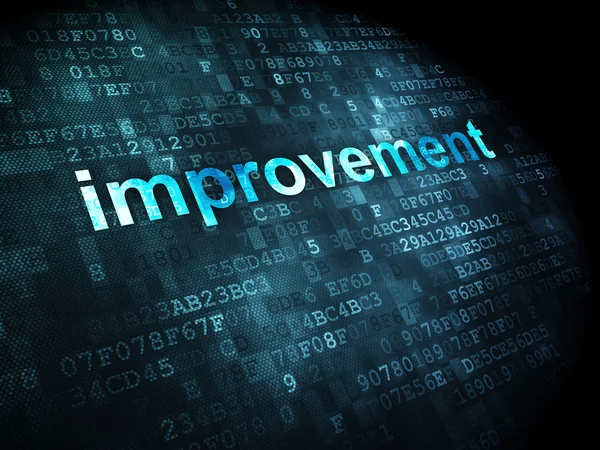 Business concept: improvement on digital background — Stock Photo, Image