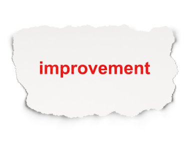 arka plan üzerinde kelime iyileşme ile yırtık kağıt