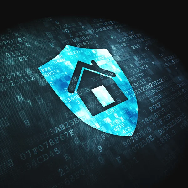 Business concept: Shield on digital background — Stock Photo, Image