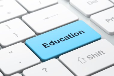 eğitimi kavramı: eğitim bilgisayar klavye