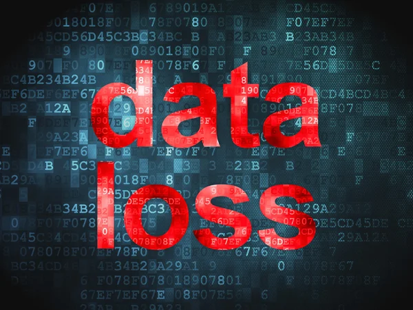 Information concept: Data Loss on digital background
