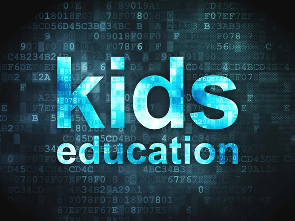 Education concept: Kids Education on digital background — Stock Photo, Image