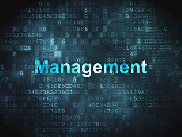 Business concept: Management on digital background — Stock Photo, Image