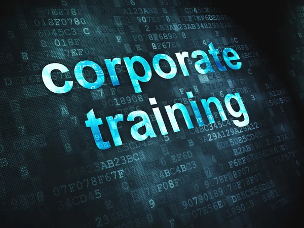 Education concept: Corporate Training on digital background — Stock Photo, Image
