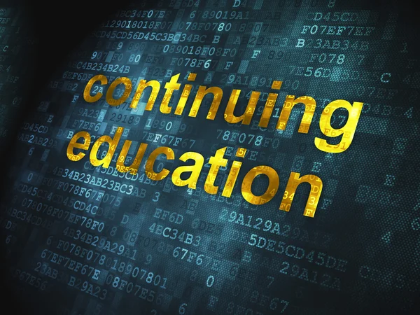 Education concept: Continuing Education on digital background — Stock Photo, Image