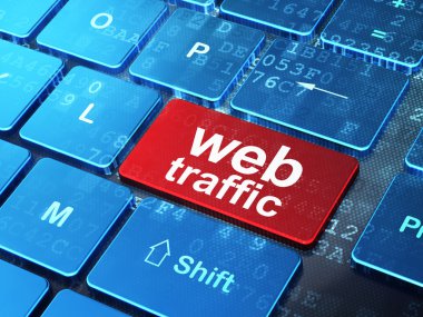 Web Tasarım: bilgisayar klavye arka plan Web Trafik