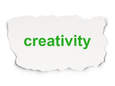 Reklam kavramı: yaratıcılık arka plan üzerinde