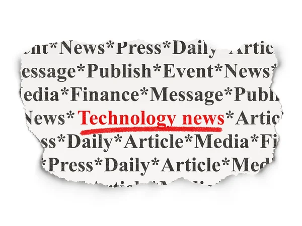 News concept: Technology News on background — Stock Photo, Image