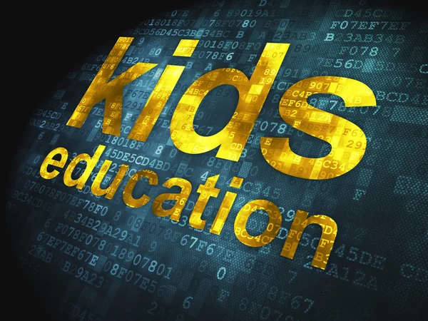 Education concept: Kids Education on digital background — Stock Photo, Image