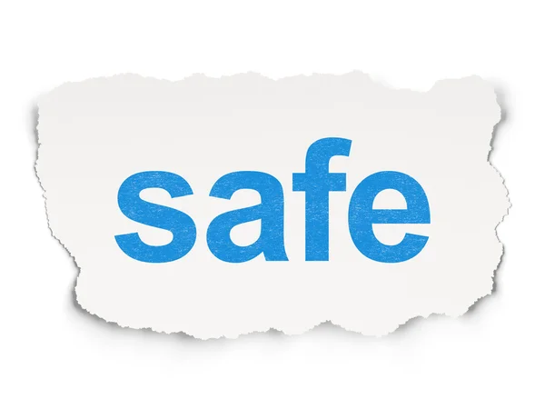 Veiligheidsconcept: Safe op achtergrond — Stockfoto