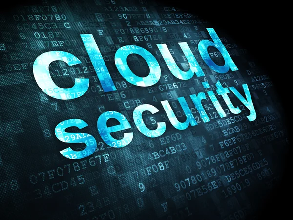 Networking concept: Cloud Security on digital background — Stock Photo, Image