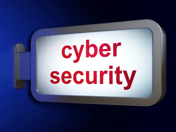 Security concept: Cyber Security on billboard background — Stock Photo, Image