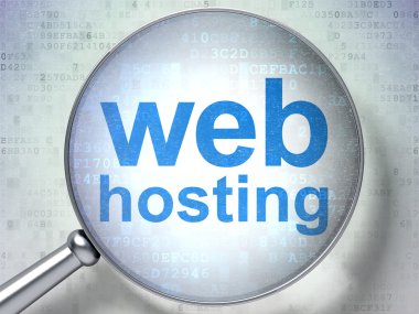 SEO web tasarım konsepti: Web Hosting ile optik cam