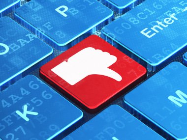 Sosyal ağ kavramı: aksine bilgisayar klavye arka plan üzerinde