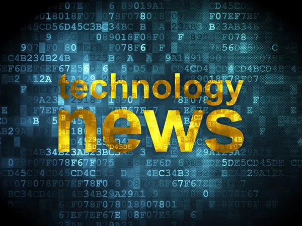 News concept: Technology News on digital background — Stock Photo, Image